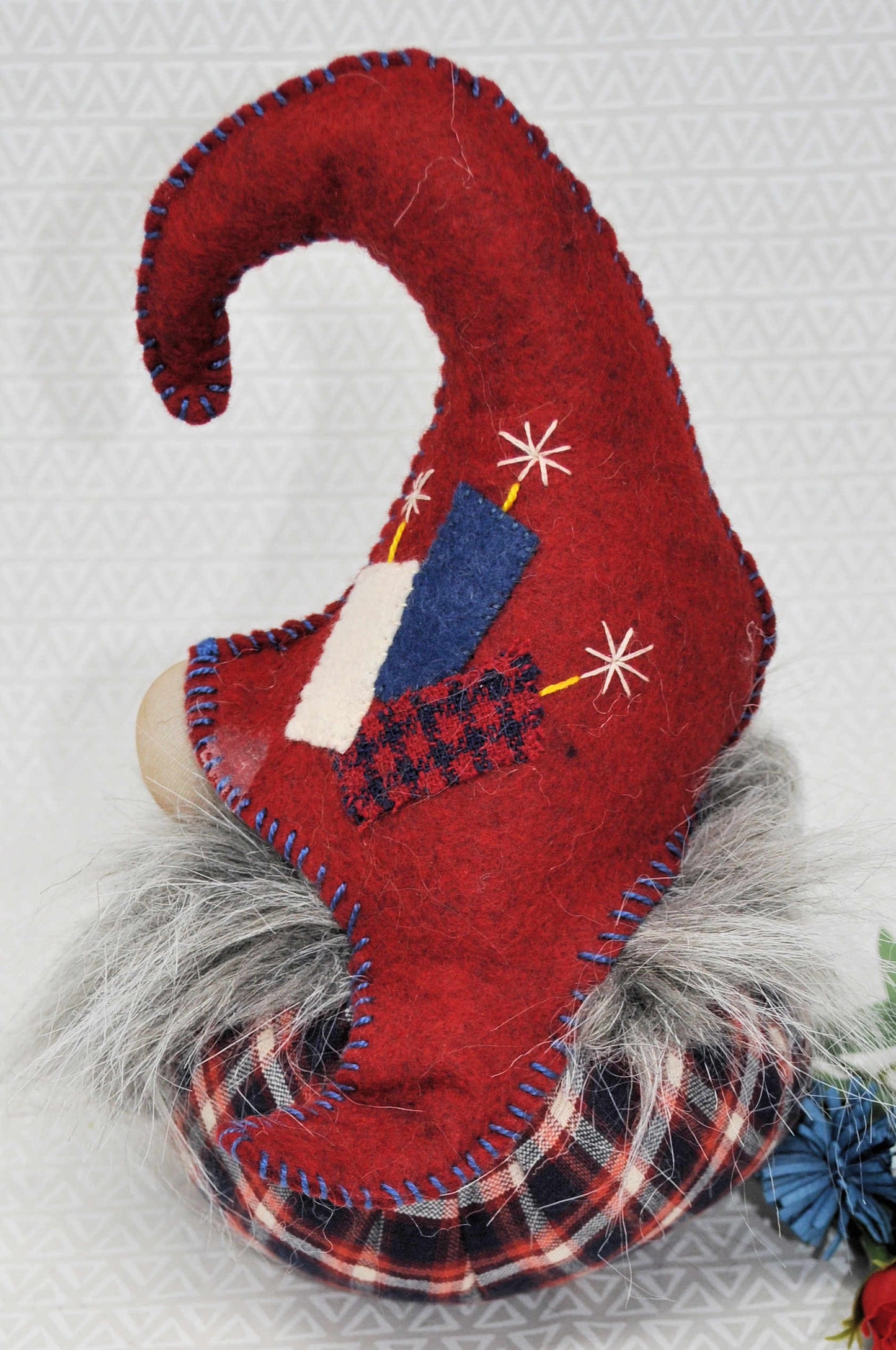 Wool Applique Digital Patterns - Mungo Gnome Summer Series